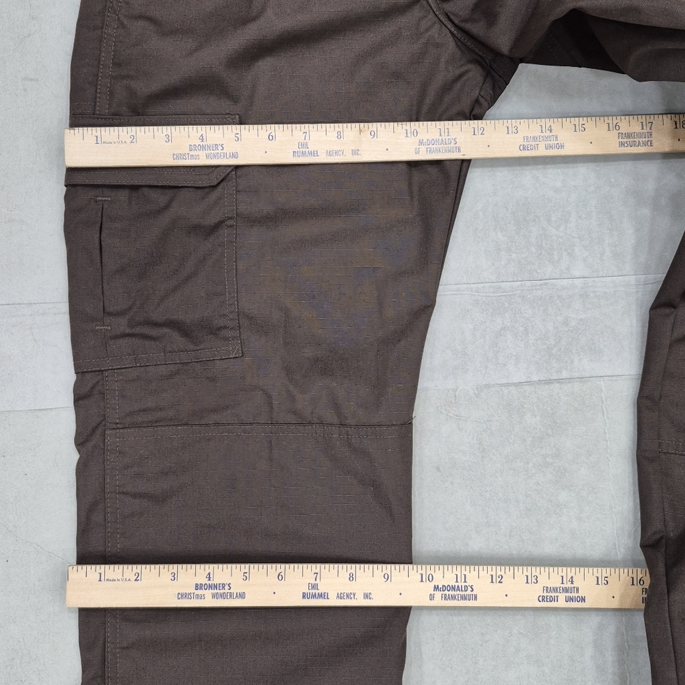 Propper tactical rip stop pants women's 28 chocolate brown double knee cargo - Picture 6 of 10